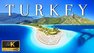 FLYING OVER TURKEY (4K UHD)  Soft Music & Wonderful Natural Landscape For Relaxation For A New Day