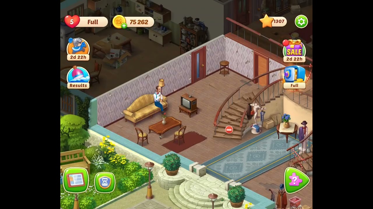 Homescapes Mini Game Level 242 Completed