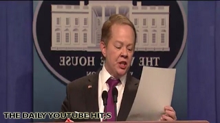 Sean Spicer Press Conference Cold Open - SNL-THE DAILY YOUTUBE VIRAL,S