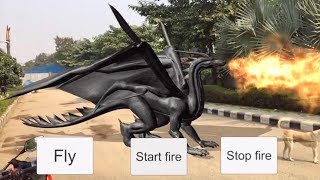 ARKit Unity tutorial - Flying Dragon Part - 1 screenshot 1