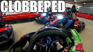 I get clobbered | Go Karting at Boss Pro Karting League Night
