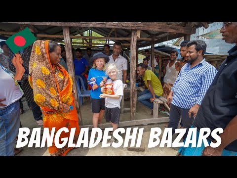 BANGLADESH, BARISAL FISH MARKET: New Zealand family visits the Bazars of Barisal, Bangladesh.