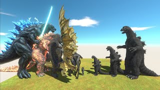 Who Can Defeat Highest Level Of Showa Godzilla - Animal Revolt Battle Simulator