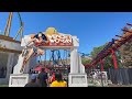 Wonder Woman: Flight of Courage Six Flags Magic Mountain 2022 Passholder Preview Day (Quick Video)