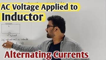 AC Voltage Applied to Inductor | Alternating Currents | 2ndPUC Physics Important Derivations