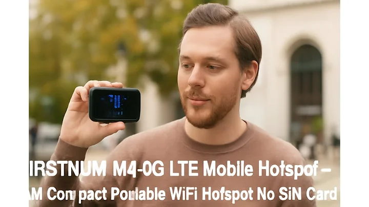 📡 FIRSTNUM M4 4G LTE Mobile Hotspot – ESIM Compact Portable WiFi Hotspot No SIM Card Review 📡
