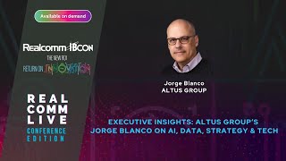 Executive Insights: Altus Group’s Jorge Blanco on AI, Data, Strategy & Tech