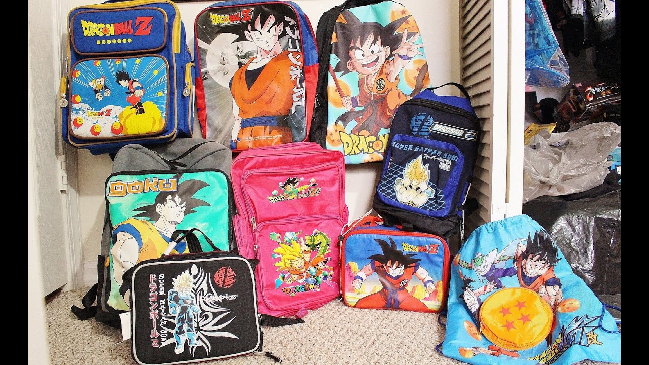 My Dragon Ball Z Backpack & Lunch Box Collection! 