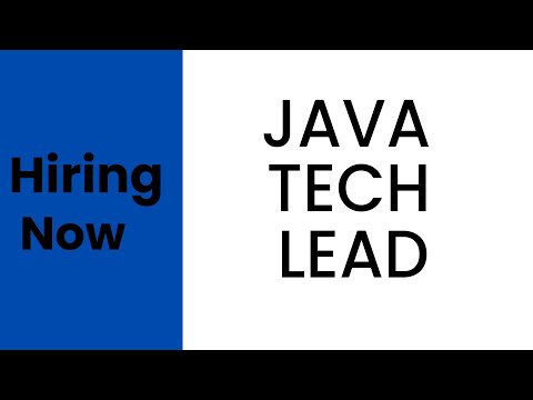 Java Tech Lead | Java Tech Lead Jobs | Java Jobs | Java Lead Jobs | Java