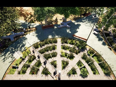 Community Garden walkthrough I Landscape architecture