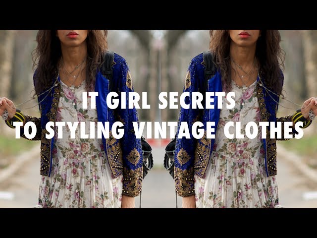 6 Outfits With Vintage Pieces - How to Wear Vintage Fashion
