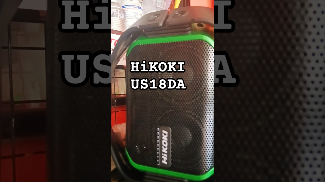 HiKOKI US18DA Bluetooth speaker - YouTube