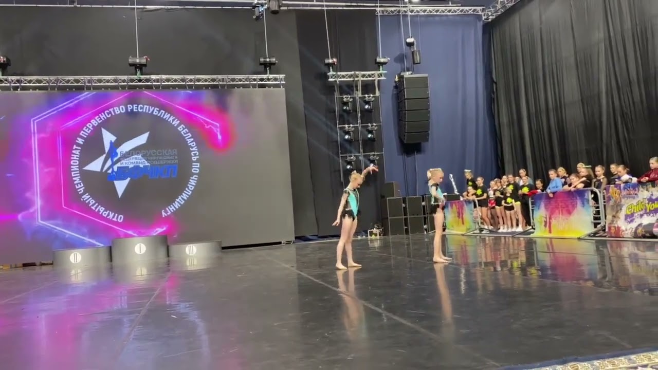 Клуб чирлидинга Фортуна. Корзун, Стункус. Cheer jazz double