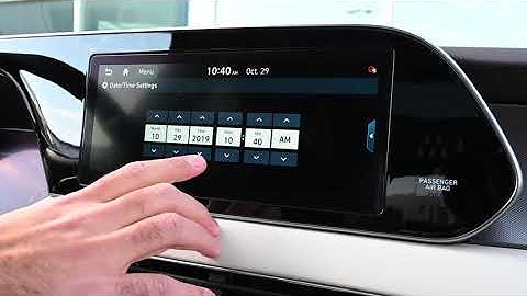 2020 Hyundai | How To Set Your Clock