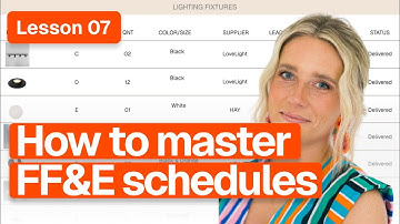 How to Streamline Your Schedules | FF&E Explained!