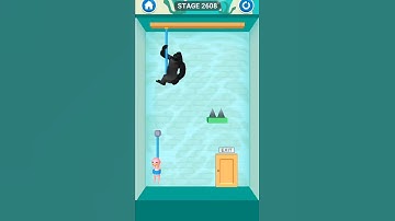 rescue cut rope puzzle stage 2608| rescue cut rope puzzle game for android and iOS #short