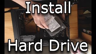 How to insert a Hard Disk Drive into a PC Case How to insert a Hard Disk Drive into a PC Case