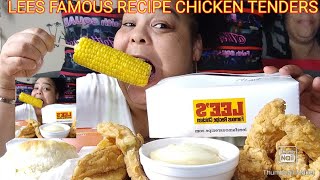 LEES FAMOUS RECIPE CHICKEN TENDERS,CORN ON COBB,MASH POTATOES