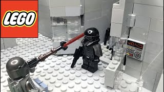 Encounter With The Dark Troopers--The Mandalorian Lego Star Wars Stop Motion Part 2