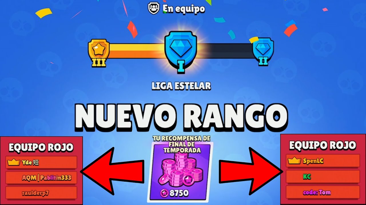 Llegamos A Diamante 1 Y Top 5 De Espana En Liga Estelar Con Albertcg Y Jos3k En Brawl Stars Youtube - brawl stars diamante