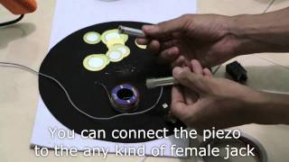 How to Make DIY eCymbal Pads from Plastic Plate for Electronic Drums