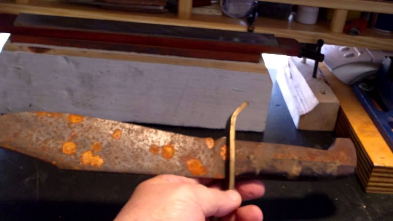 Bowie Knife Restoration... YouTube