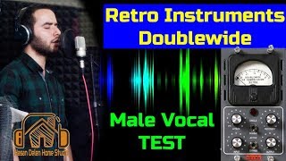 Retro Instruments Doublewide Compressor - Male Vocal Hardware Demo