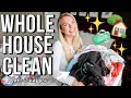  whole house cleaning motivation   20 minute speed clean with me 2020  bryannah kay homemaking