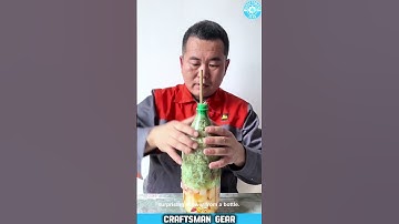 Meat Mystery SOLVED 🥩 Pulling a Giant Skewer out of a Bottle 🤯