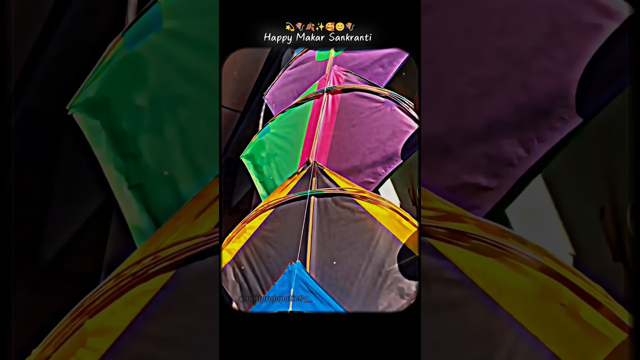 Kite Biggest Festival in The World ! Happy Makar Sankranti ! 2026 New Status ! 