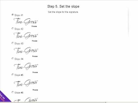 how to design a signature