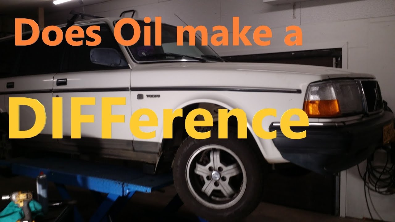 Volvo 240 will a oil change make a DIFFerence? YouTube