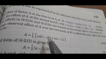 Yates method for 2ki 2 and 2ki3 for factorial design