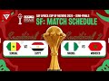 CAF Africa Cup of Nations 2025 Semi-Finals Schedule