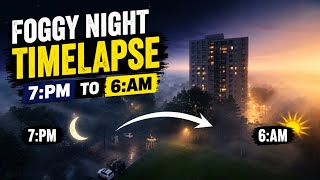 11 Hours of Fog Captured on DJI Action 5 Pro 🎥 Timelapse
