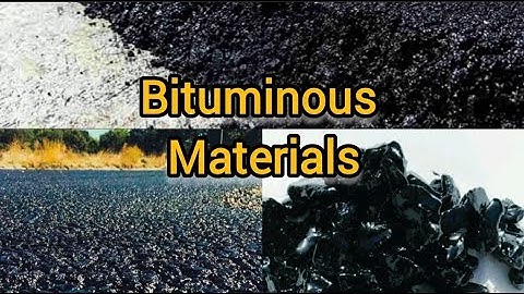 #Bituminous Materials