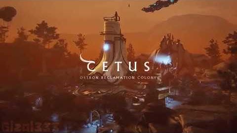 Warframe - first landing on Cetus cutscene.