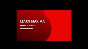 Differential equations using Maxima software