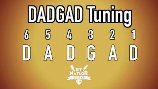 dadgad guitar tuning notes - dsus4 tuning - celtic tuning notes