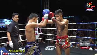 เมืองไทย พี เค แสนชัยมวยไทยยิมส์ VS เสกสรรค์ อ.ขวัญเมือง ศึกรวมพลคนสมุย2560