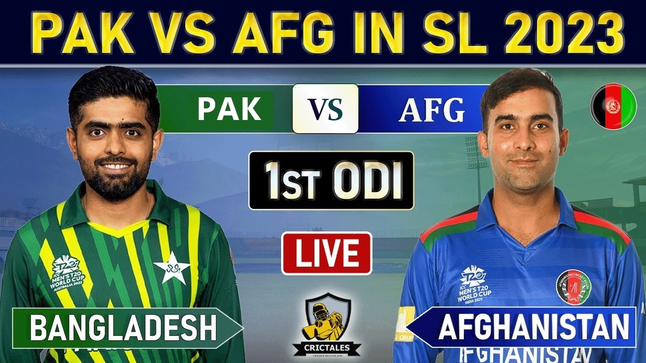 PAKISTAN vs AFGHANISTAN 1st ODI MATCH LIVE COMMENTARY PAK vs AFG 1st ODI LIVE SERIES 2023