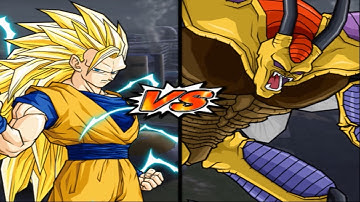 DBZ Budokai Tenkaichi 3 - Single Battle | Goku SS3 vs Hirudegarn