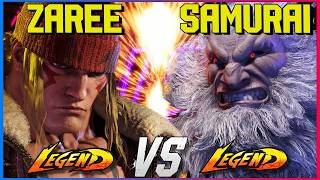 ZAREE (Alex) vs SAMURAI (Akuma) – Alex Beast vs Akuma Monster! | SF6