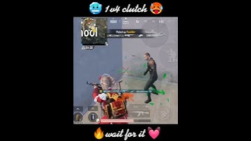 BGMI 1V4 clutch by KRØSS GÂMÎÑG 💓🔥🥵🥶🤩 #shorts #youtube #short #bgmi