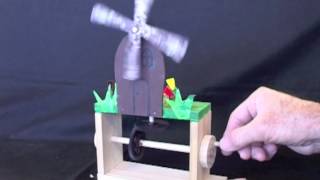 Wooden Mechanical toys designed by Year 8 students at Havelock North Intermediate School. NZ.