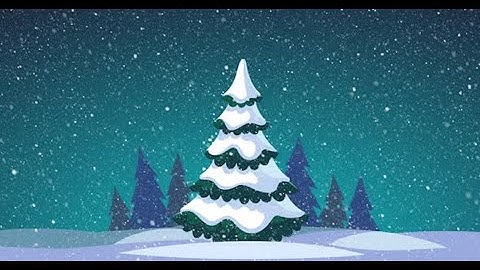 Falling Snow And Christmas 2024 Tree 4K | Motion Graphics template - Envato elements