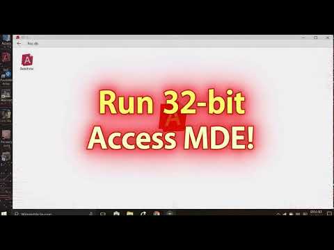 How to run 32 bit Access MDE databases on Windows 11 64 bit