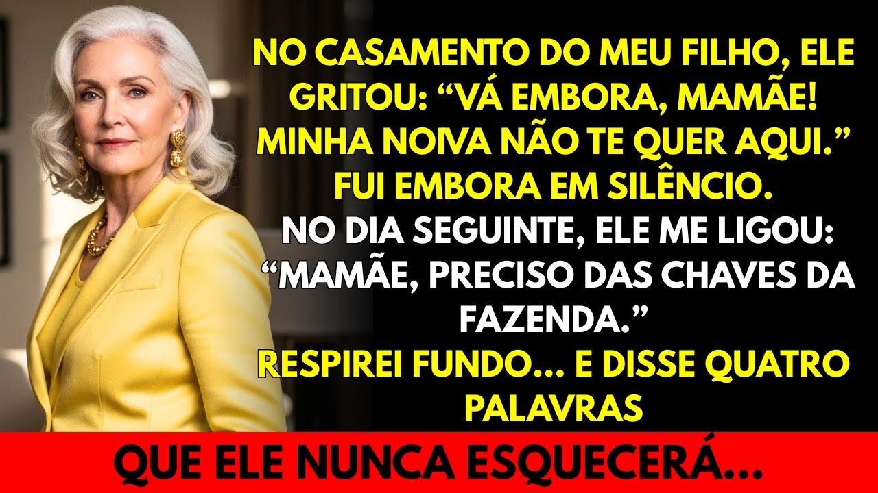 Meu filho me expulsou do casamento por culpa da esposa… mas o que fiz depois ele não esperava.