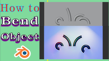 Blender how to bend an object using simple deform modifier..full blender