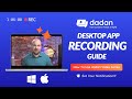 How to Record your Computer Screen Like a Pro | Dadan Free Screen Recording Software